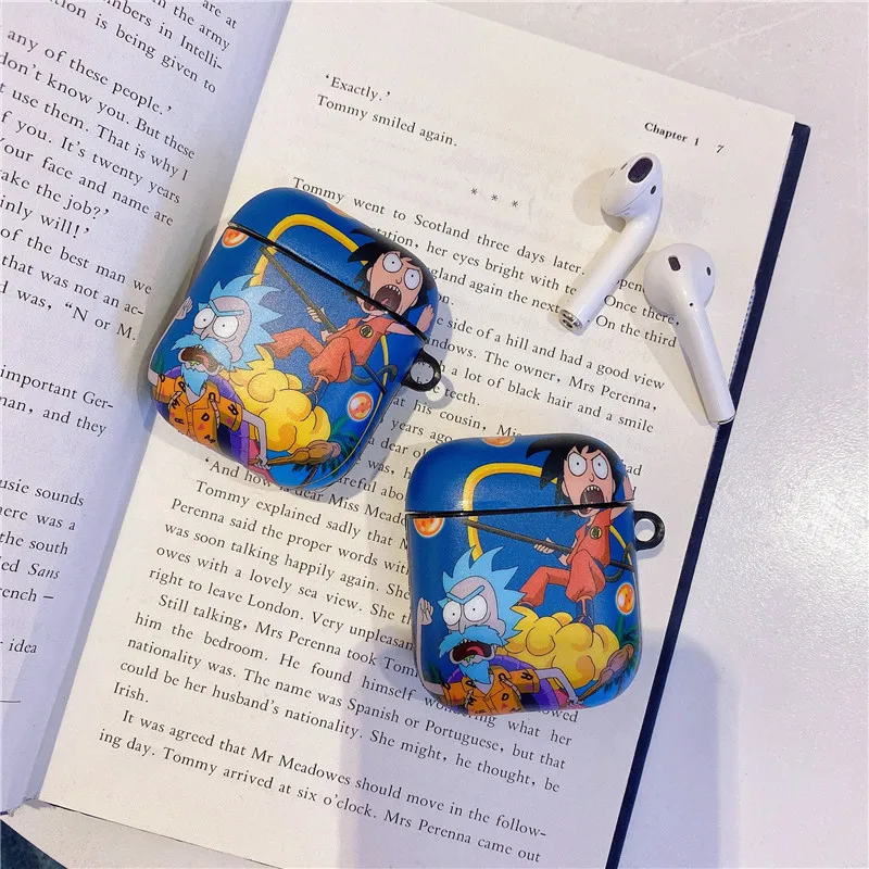 Рик Санчез и Морти Смит кроссовер Dragon Ball чехол для наушников для Apple Airpods 1/2 Мягкий ТПУ защитный чехол для наушников чехол s