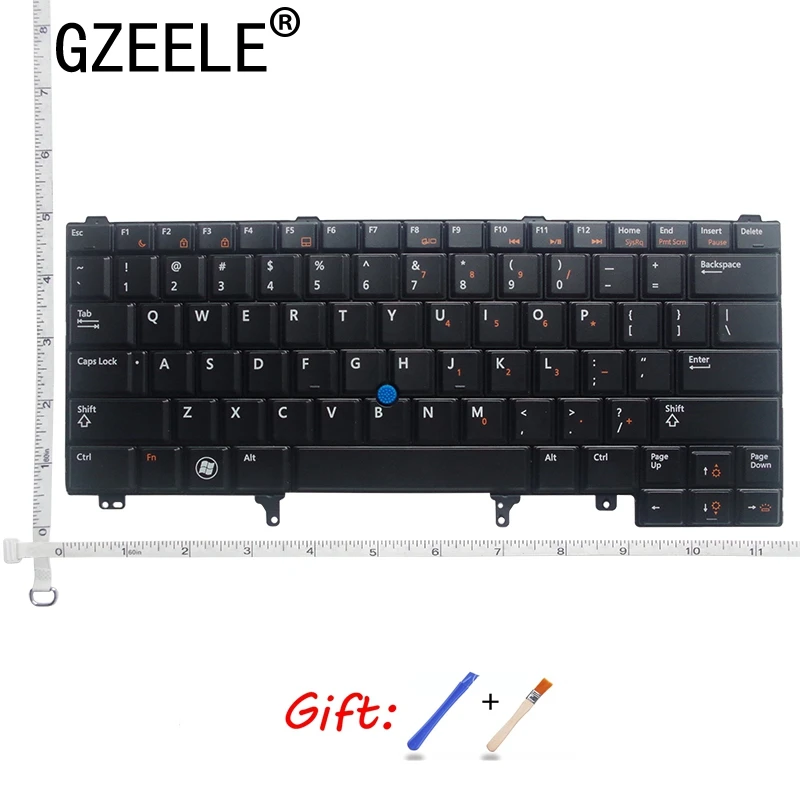 Клавиатура GZEELE XT3 для Dell Latitude E6420 E6430 E6440 черный цвет с подсветкой | Компьютеры и