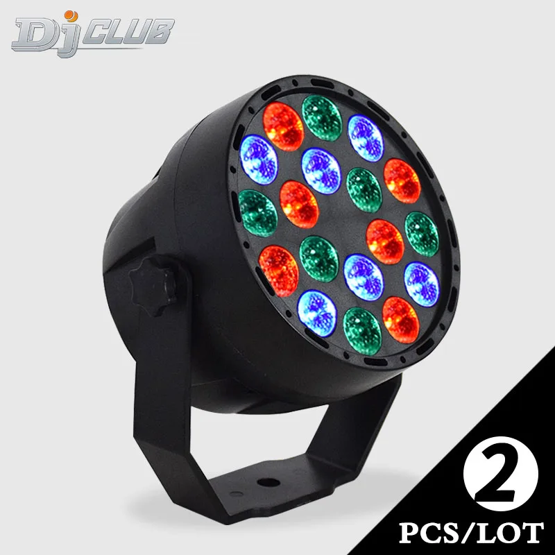 

High Quality Par Led Wash Rgb 18 Par Light Led Dj Led Par Party Led Flat For Dj(2Pcs/Lot)