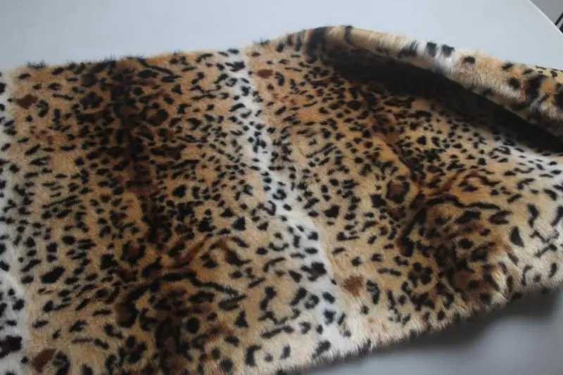 Высококачественная плюшевая ткань С Рисунком Тигра, зебры, леопарда, ткань искусственный мех, косплей, декоративный материал, 160x50 см/шт