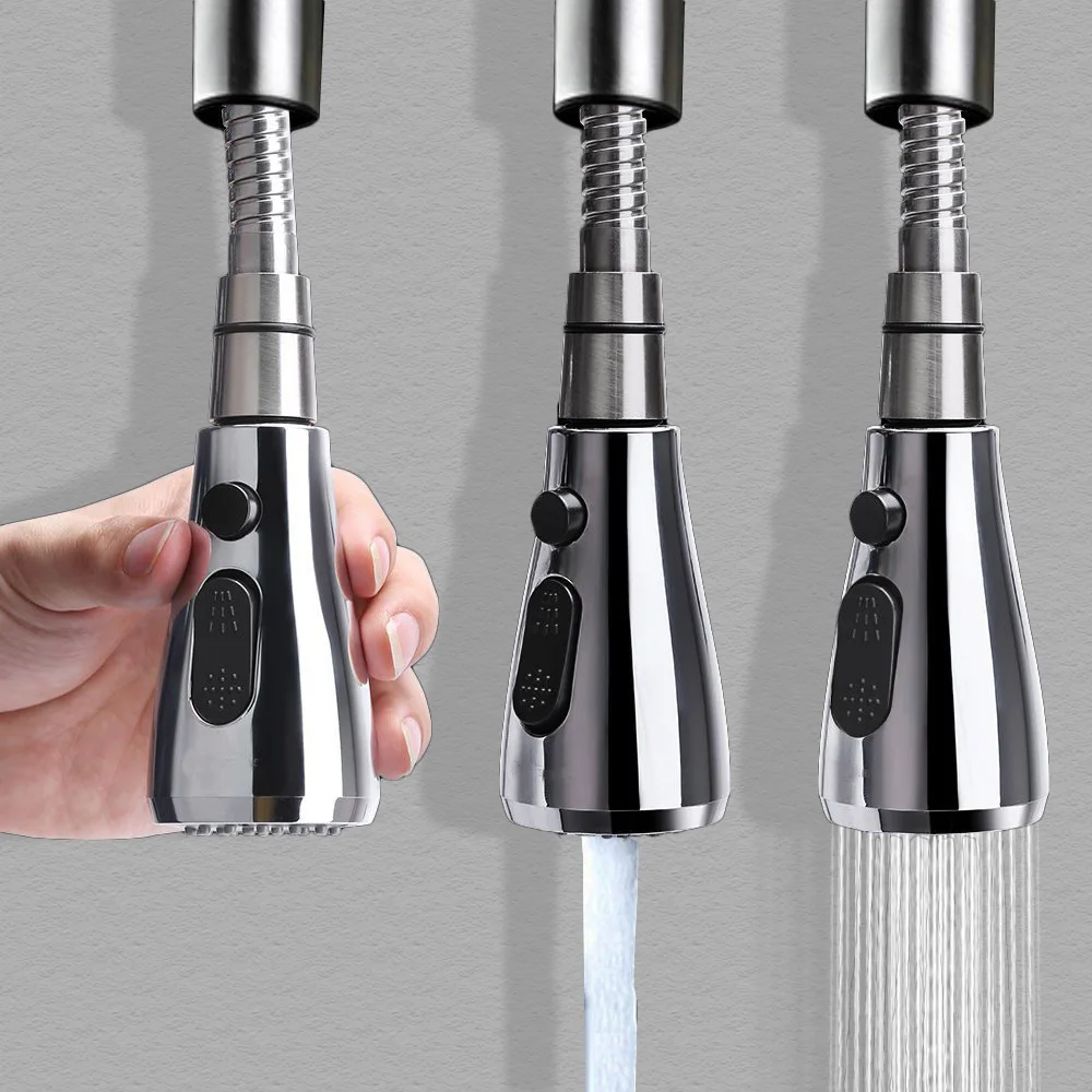 2ModesAdjustableFaucetPullOutNozzleFilterDiffuserMulti