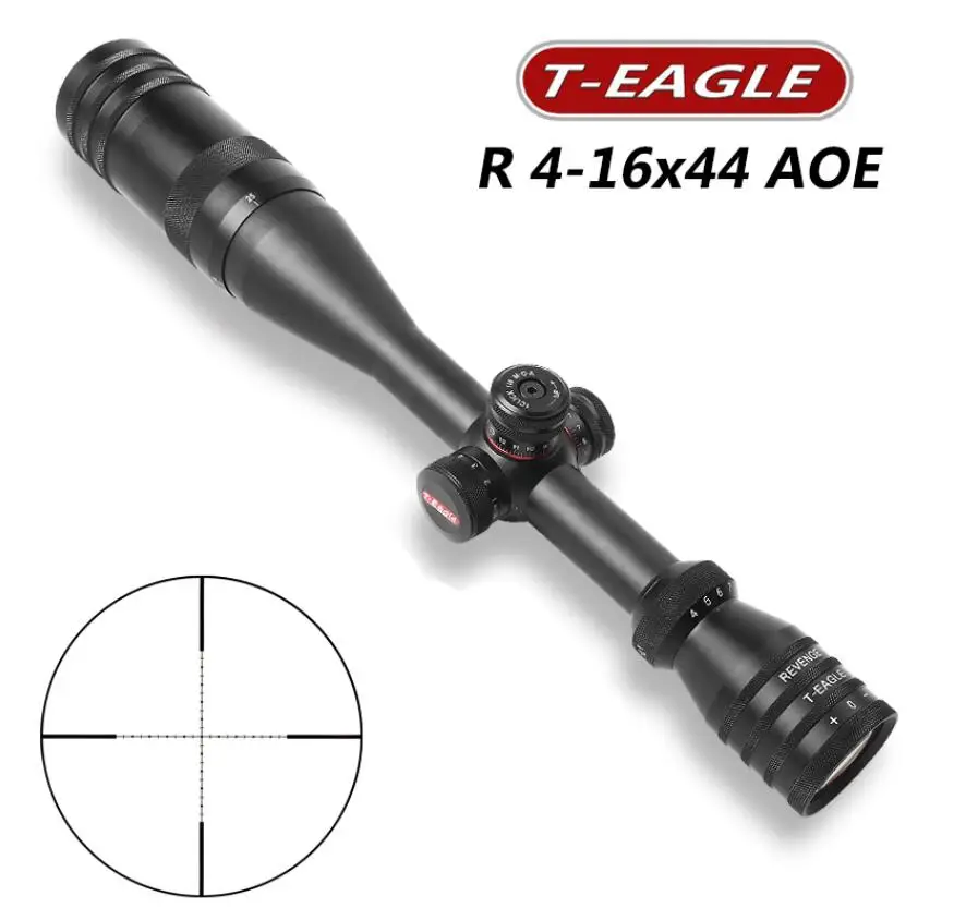 

Original T-Eagle R4-16x44 AOE Tactical RiflesScope for AirRifle sniper hunting Optics sight Riflescope for Shooting outdoors