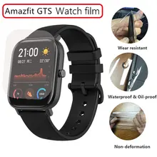 2 шт., мягкая защитная пленка для часов из ТПУ, полное покрытие для Xiaomi Huami Amazfit Bip GTS GTR 42/47 Pace, прозрачная защитная пленка для экрана