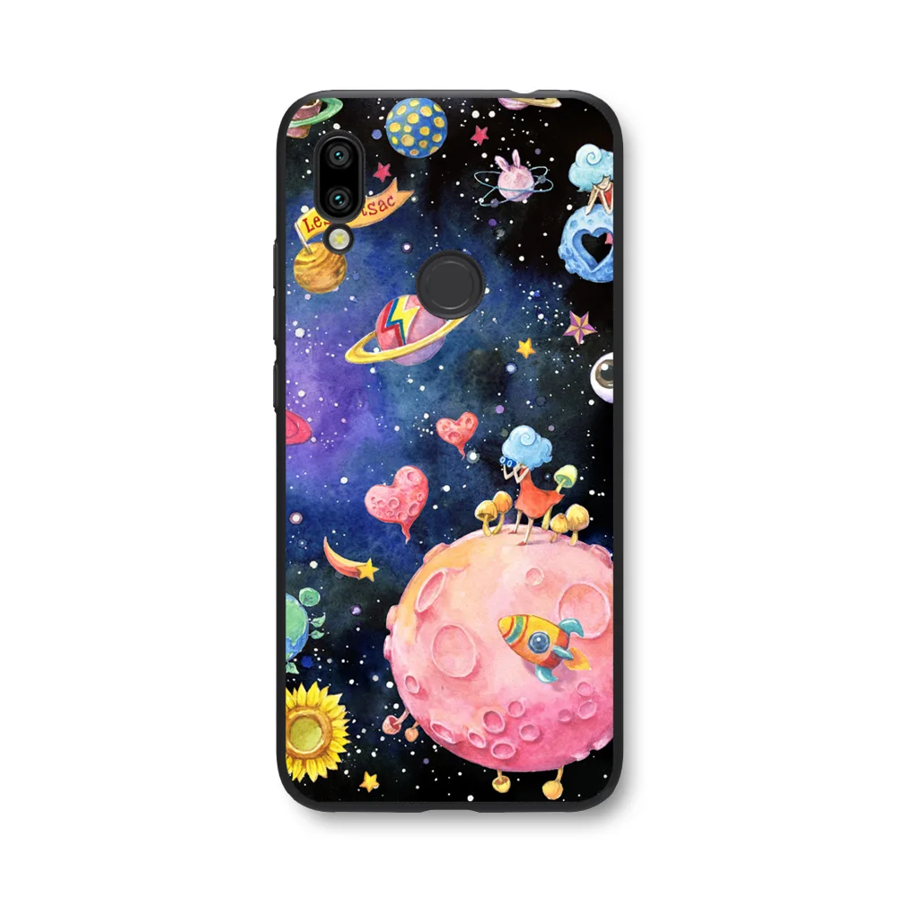Мягкий силиконовый чехол для телефона Xiaomi Redmi 7 7A, мультяшный защитный чехол, чехол для Xiomi Redmi Note 7 Pro, задняя крышка для телефона - Цвет: 100120
