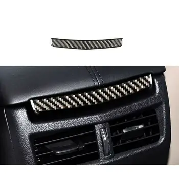 

8PCS Interior Cover Trim Carbon Fiber Decoration Replacement Frame Black