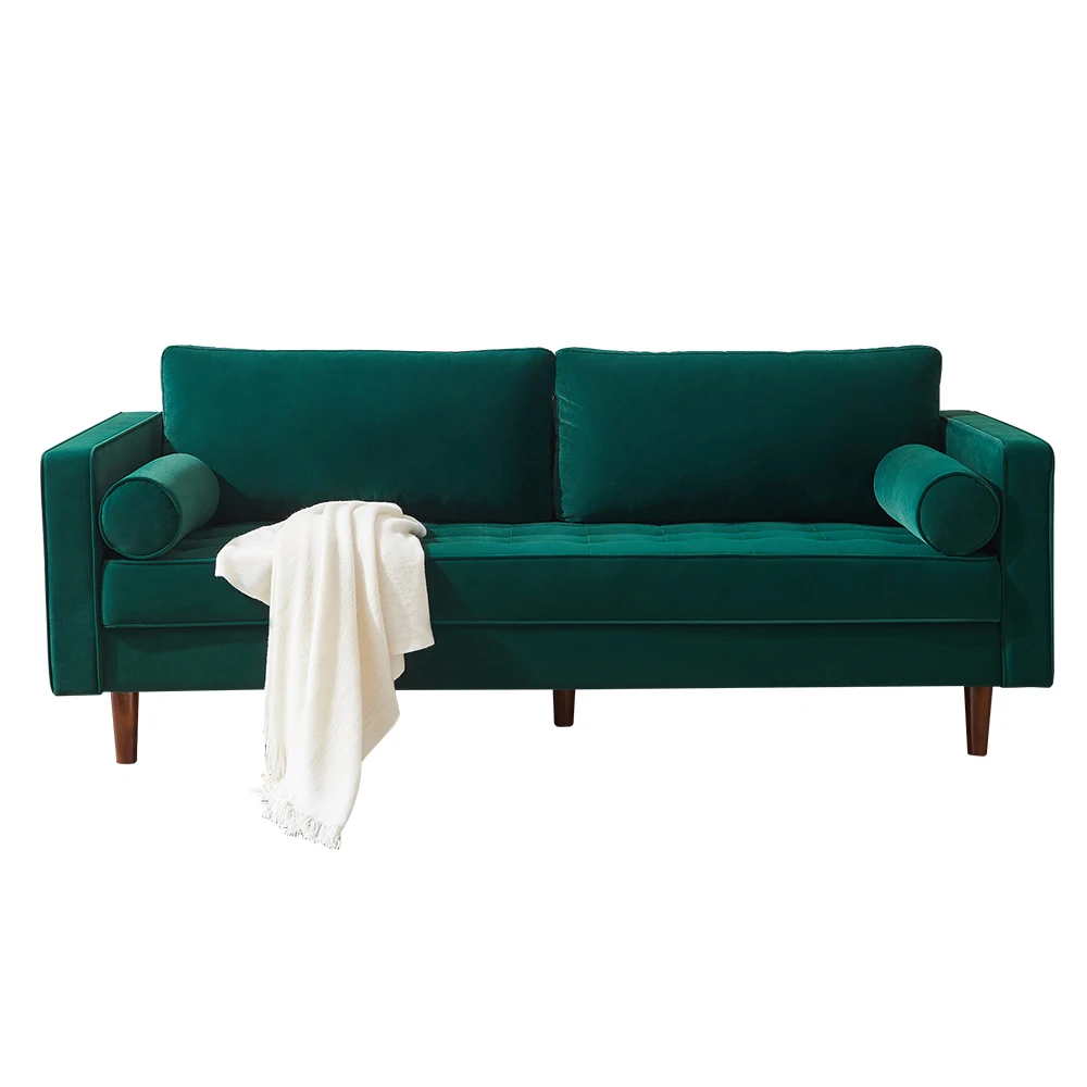 L-shaped Foldable Sofa Bed Modern Comfort Artificial Leather Black and White For Home Apartment Studio Living Room Furniture (22)