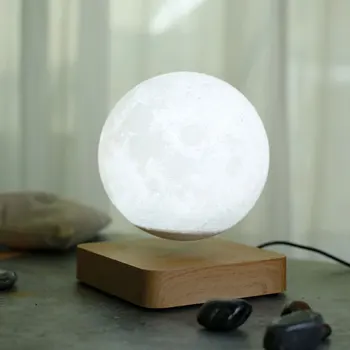 Magnetic Suspension LED Moon Night Light Creative Floating Spinning in Air Wooden Base 3D Printing Unique Gifts Home Decoration
Magnetic Suspension LED Moon Night Light Creative Floating Spinning in Air Wooden Base 3D Printing Unique Gifts Home Decoration