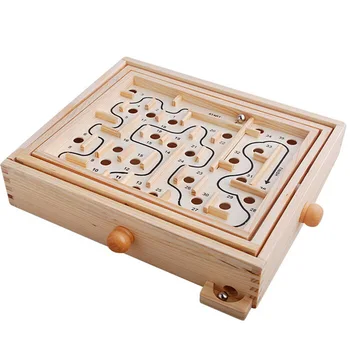 

Wooden ball maze game baby hand-eye coordination children's educational toys adult intelligence early education toys