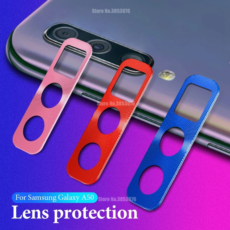 

Camera Lens Protector For Samsung Galaxy A50 A30 Camera Protection Cover Rings For Samsung A50 A30 Protective Plating Metal Ring