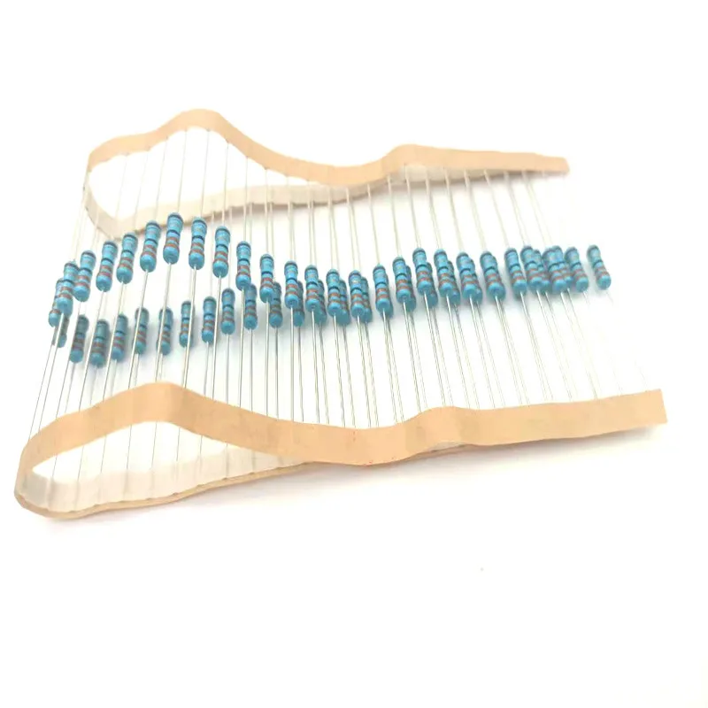 

50/100pcs 1/2w 0.5W Resistance 1% Metal Film Resistor 24~510hm