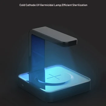 

UV Disinfection Multifunctional Sterilizing Box Sterilizer Portable Wireless Phone Holder Charge Mobile Disinfection Sanitizer