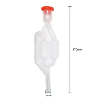 

One-way Wine Air Lock Beer Brewing Fermentation Check Valve Plastic Airlock Water Seal Home Wine Making Exhaust Valve Fermenter