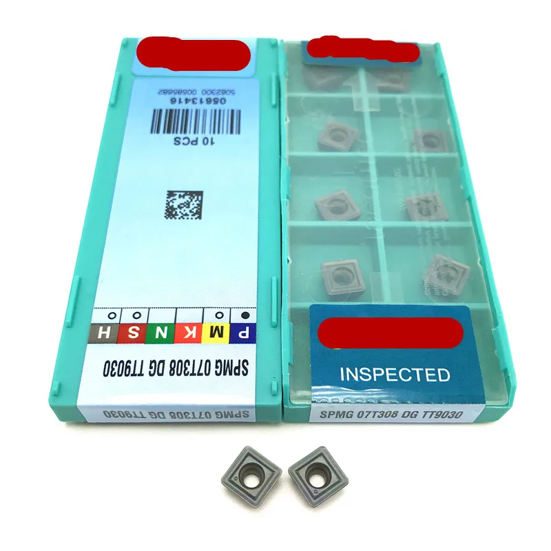 

U drill blade SPMG07T308 DG TT9030/TT8020 TaeguT carbide tool CNC tool for blind hole machining