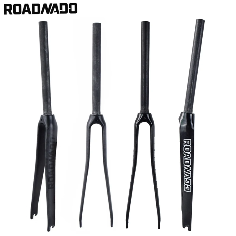 Full Carbon Bike Fork Road Bicycle 3K 700C Ultralight C Brake Rigid Front For Fixed-Gear Cycling Parts | Спорт и развлечения
