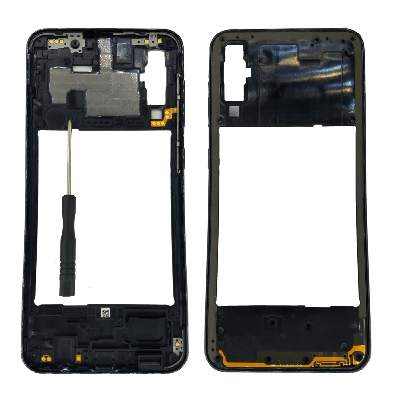 

For Samsung Galaxy A50 A505 A505F A505FN A505FM A505GN Phone New Side Housing Middle Frame Center Chassis With Buttons + Tools