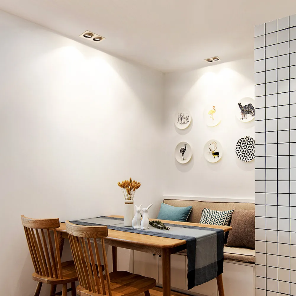 Светодиодный потолочный светильник с регулируемой яркостью 10 Вт 20 24 Вт|Полочные