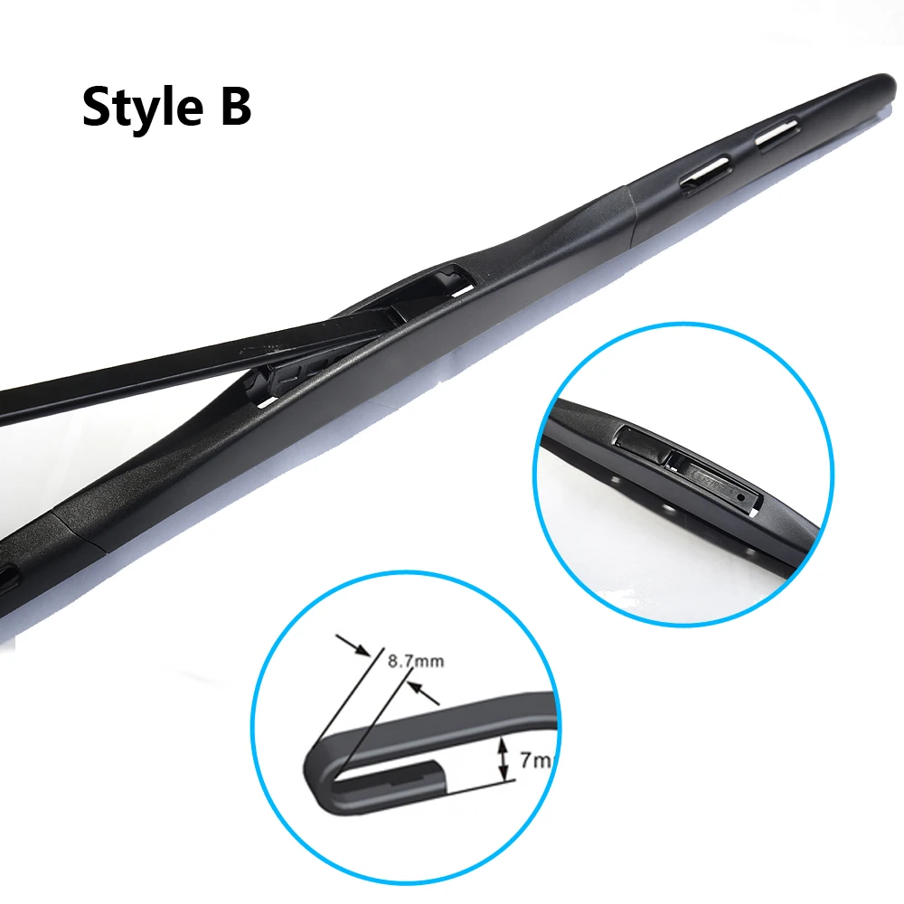 Complete Wiper Blade Set For Mitsubishi Pajero Junior H57A 1.1L - Front & Rear 10 thumbnail image