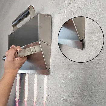 

Wall Decoration Handle Easy Grip Anti Slip With Stainless Steel Ergonomic Durable Plaster Scraper Portable Mortar Hand Tool