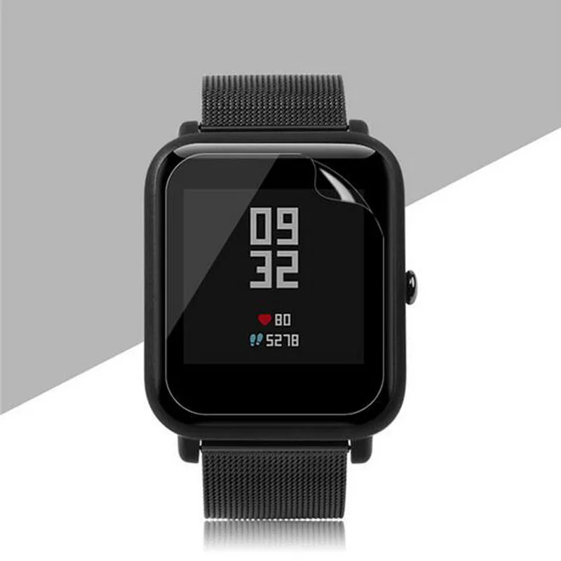 2 шт. мягкая прозрачная защитная пленка из ТПУ Для Xiaomi Huami Amazfit BIP/ Bip Lite/ S Смарт часы