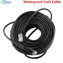 Câble réseau Ethernet Cat5, Patch RJ45, LAN, étanche, pour sécurité, vidéosurveillance, système de caméra IP POE 