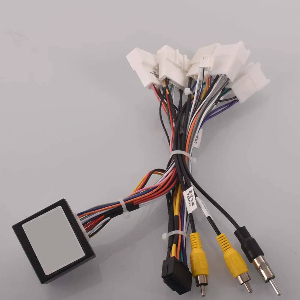 Car 16pin Android Wire Harness Power Cable Adapter For Toyota Corolla