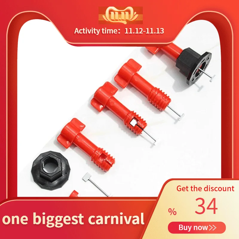 Comprar 75 Uds. Reutilizable Anti lipage azulejo sistema de nivelación herramienta de localización de suelo de cerámica HYD88