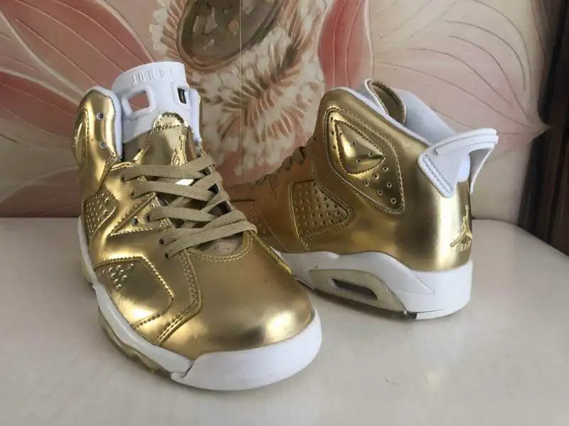 Оригинальная Новинка; модная мужская и женская обувь jordan 6 homme в стиле ретро; Баскетбольная обувь; кроссовки; AJ6; золотистая обувь для влюбленных; 143390 888