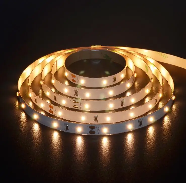 [Seven Neon] DC12/24 V 4,6 W 60led/M 8mm FPBC белый/теплый белый/натуральный белый сильный яркий СВЕТОДИОД SMD 3528 гибкая светодиодная smd лента