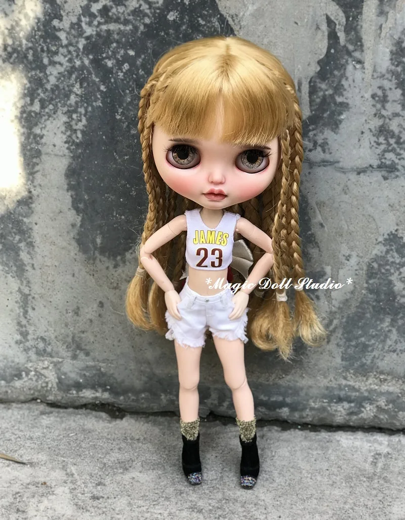 [MG678] ; кукольная обувь Neoblythe;# Полусапоги с блестящим носком и ворсом; подходит для Blyth Azone; OB24; кукольная обувь; розничная