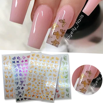 

1 PC 3D Nail Sticker Butterfly Transfer Beautiful Decals Decoration Nail Art Accessories Transfer Nail Sticker DIY Design Decals