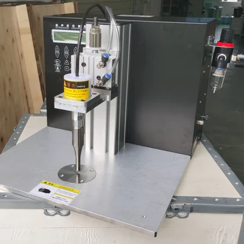 

ultrasonic automatic ear loop electric-welding-machine 35khz 1000w ear strap spot welder 8mm