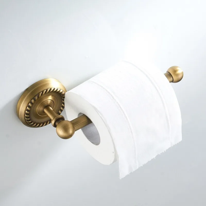 1 pçs toalheiro de papel simples chassi redondo bronze escovado cobre  pendurado banheiro suporte papel higiênico rolo toalha rack - AliExpress  Renovação da Casa