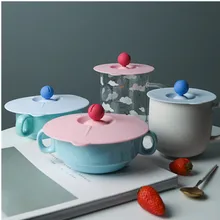 Универсальная силиконовая чашка для здоровья, крышка для кружки, пылезащитная керамическая стеклянная чашка для чая, силиконовая крышка