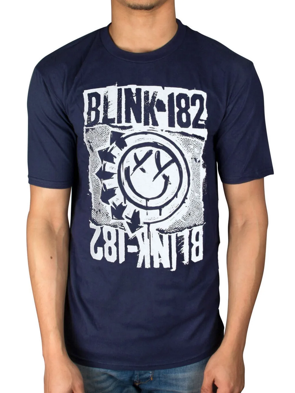 Официальный Мужской Blink 182 ЕС Deck t-shirt Dude Ranch Enema Of The State короткий автобус хлопковая Футболка с принтом на заказ