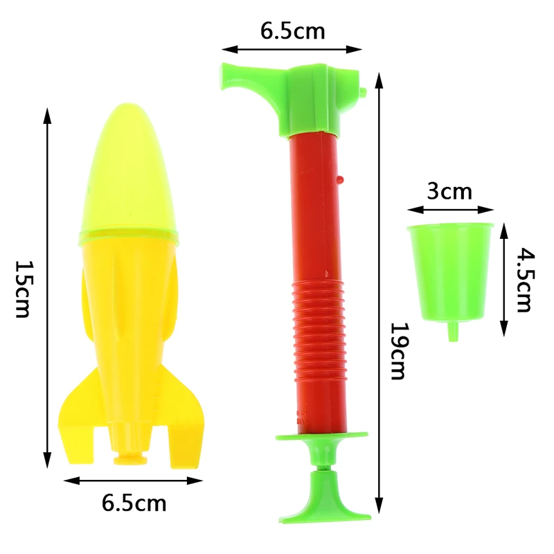 

Rocket Launcher Outdoor Toy Jump Jet Launcher Water Powered Rocket Developing Intelligent STEM Physics Experiments Random
