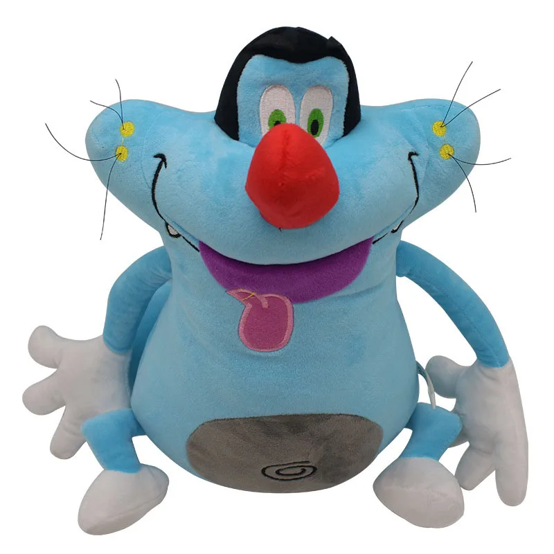 37 см Oggy и тараканы плюшевые игрушки Франция аниме игрушка мультфильм кукла для
