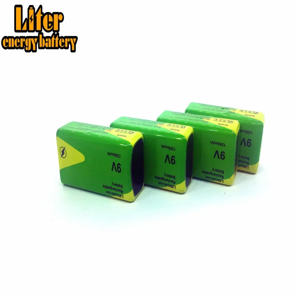 Low price high quality 9V 1200mAh rechargeable battery for instruments Ni-MH battery packs For Toys Smoke lithium ion battery