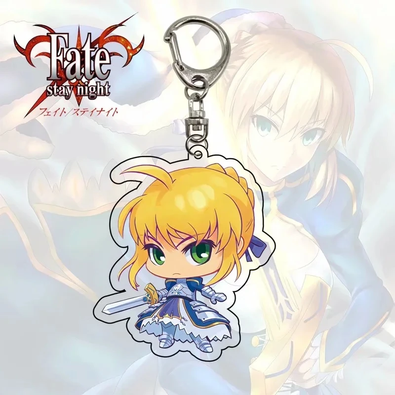 Fate Grand Order FGO Artoria Pendragon Saber Joan of Arc акриловая фигура подвеска брелок Коллекционная