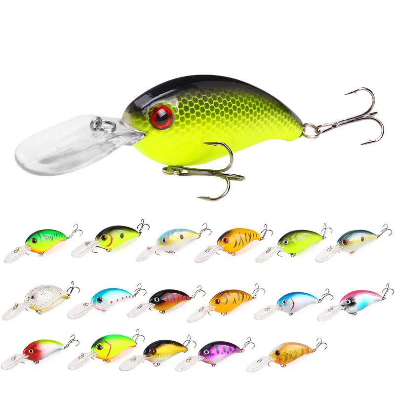  1PCS Swim Fishing Lure Fish 10cm 13.6g Artificial Hard Crank Bait Topwater Wobblers Japan Fishing M