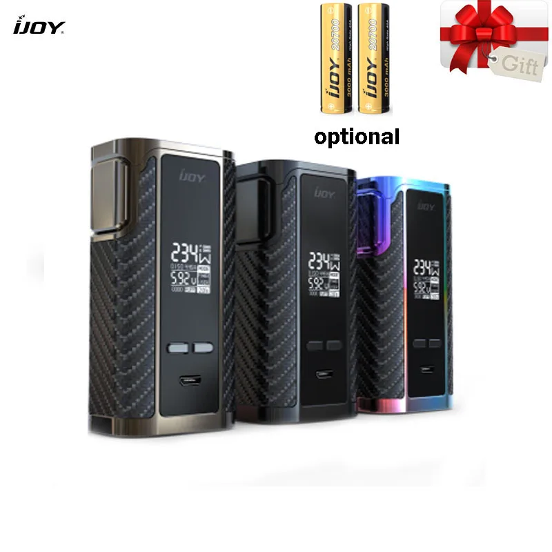 Классический двойной бокс-мод 20700 IJOY Captain PD270 TC 234 Вт для Ijoy вейп бак испаритель