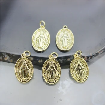

11*16mm 20pcs/lot High quality religion plating pendant,copper plated Virgin charm,necklace/bracelet accessories cheap whoelsale