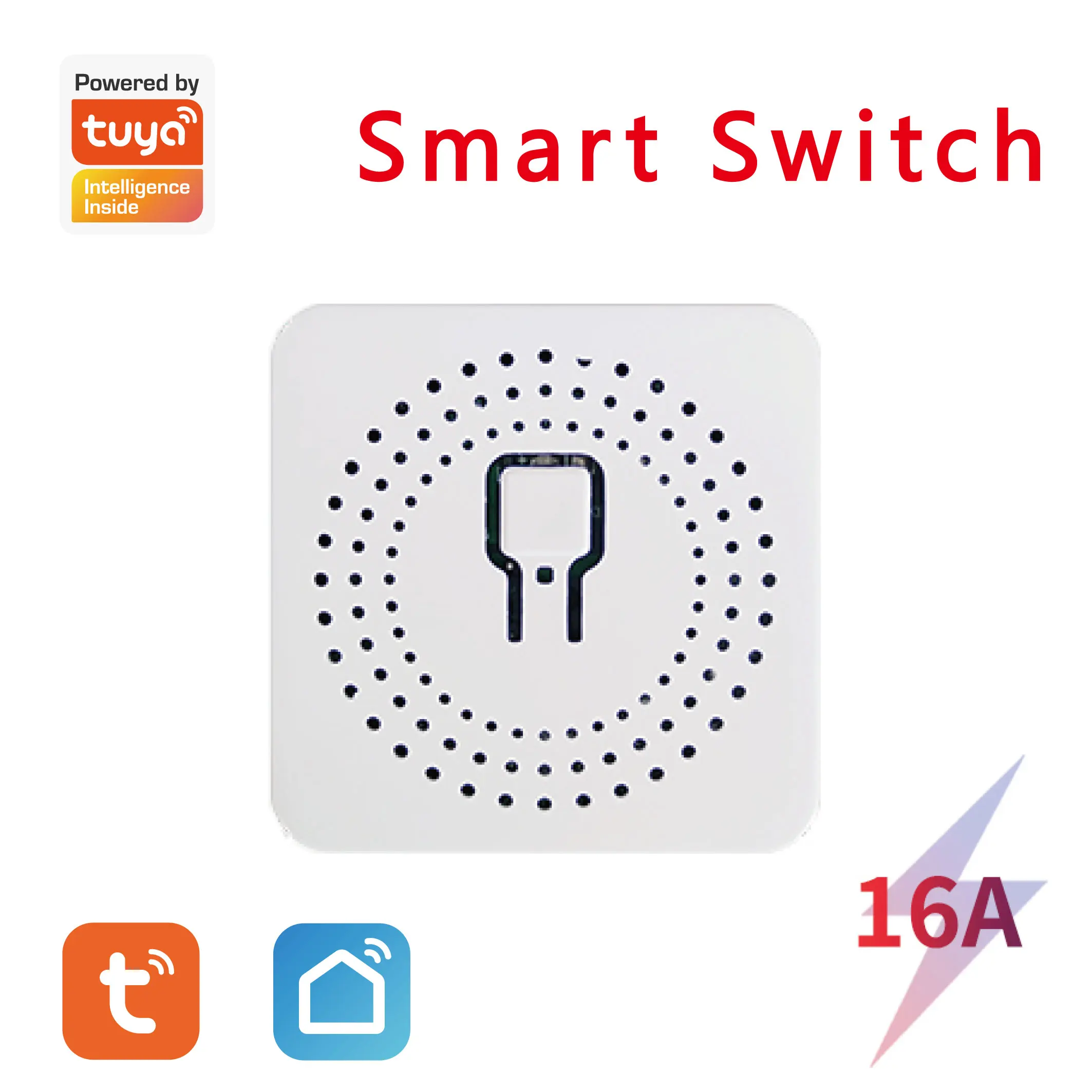 Tuya Wifi Smart Mini Interruttore Interruttore Zigbee Funziona Con Alexa Google Home Controllo Vocale A 2 Vie