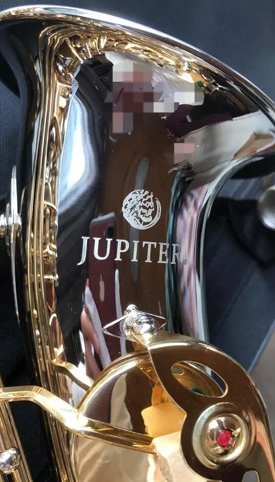 Saxofón Alto Jupiter JAS 1100SG, instrumento musical e flat, cuerpo
