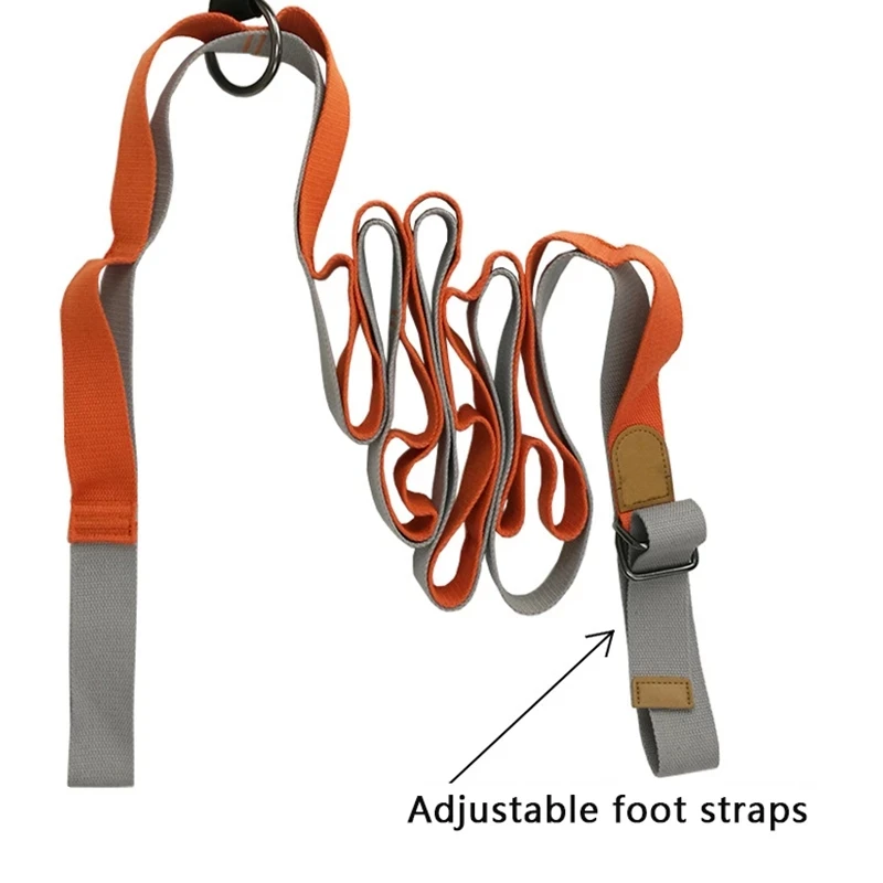 Door Flexibility Stretching Leg Yoga Fitness Sports Trainer Adjustable Leg Stretcher Strap Dance Gymnastics Belt Bands XA10L yoga resistance bands,yoga strap,aerial yoga strap