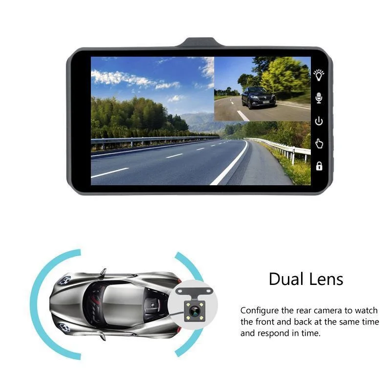 Jltart- ķ   ڵ dvr HD 1080P4 ġ ũ IPS  ĸ ī޶, Ʈ Ʈ  ڵ  ڴ