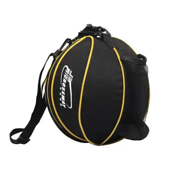 

Basketball Bag Soccer Ball Football Volleyball Sports Ball Bag Holder Carrier + Adjustable Shoulder Strap 2 Side Mesh Pockets*