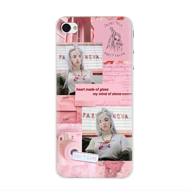 T5 EWAU Billie Eilish Khalid милый мягкий силиконовый чехол для телефона чехол для iPhone 5 5S SE 6 6s 7 8 plus X XR XS Max 11 Pro Max - Цвет: T5