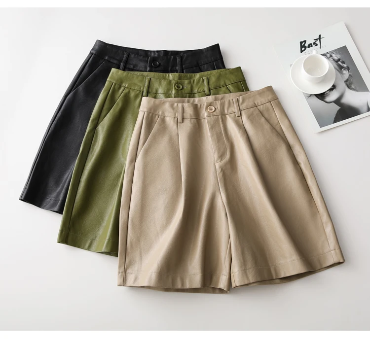 Европейская и американская мода PU lederhosen женская новая зимняя одежда свободные кожаные брюки с высокой талией от 5 до 9902