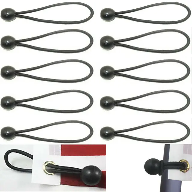 10 Bungy Hurok Tarpaulin Klipek - Bungee Ball Swivel Cdors Clip Napellenző Klip