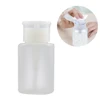 Portable 60ml/120ml  Empty Clear Pump Dispenser Bottle Plastic Nail Polish Remover Cleaner Container ► Photo 3/6